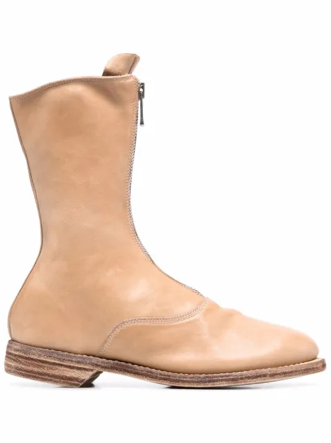 Guidi 310 zip-up ankle boots Brown 310