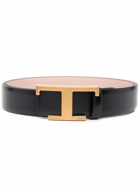 Tod's engraved-logo belt Black XCWTSI10101M73