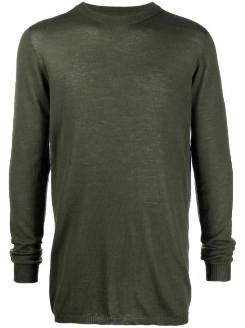 Rick Owens fine-knit wool jumper Green RU02B2622M