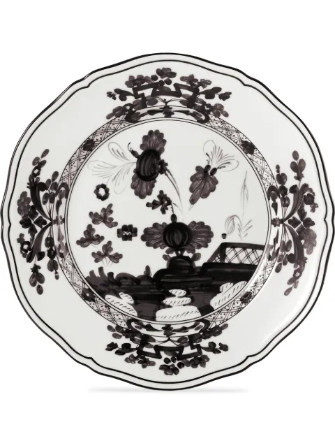 GINORI 1735 Oriente Italiano porcelain dessert plate White 003RG00FPT110010210G00124000