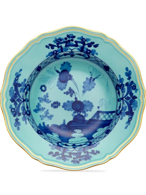 GINORI 1735 Oriente Italiano soup plate Blue 003RG00FPT210010240G00124300