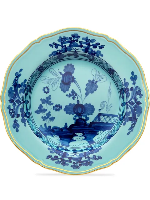 GINORI 1735 Oriente Italiano porcelain charger plate Blue 003RG00FPT110010310G00124300