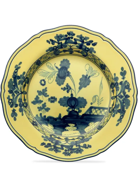 GINORI 1735 Oriente Italiano porcelain charger plate Yellow 003RG00FPT110010310G00123900
