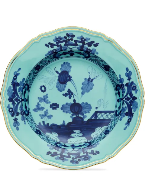 GINORI 1735 Oriente Italiano 2 dessert plates Blue 003RG00FPT110010210G00124SET