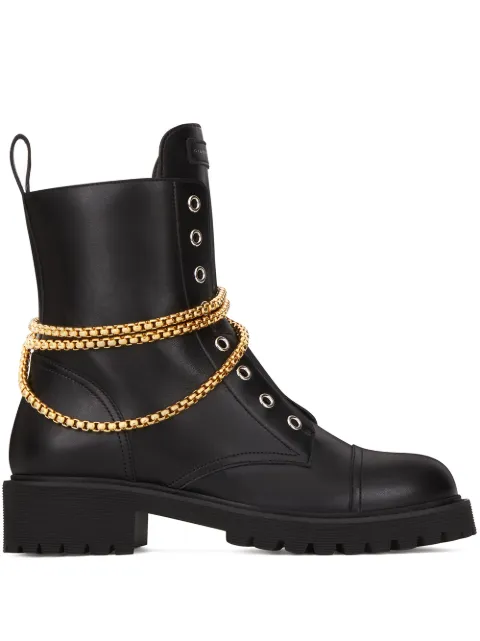 Giuseppe Zanotti Alexa chain-detail boots Black I070034001