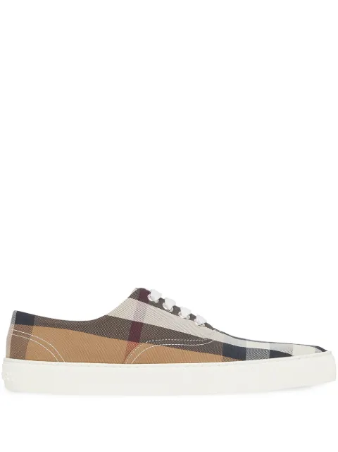 Burberry check-print sneakers Brown 8042137