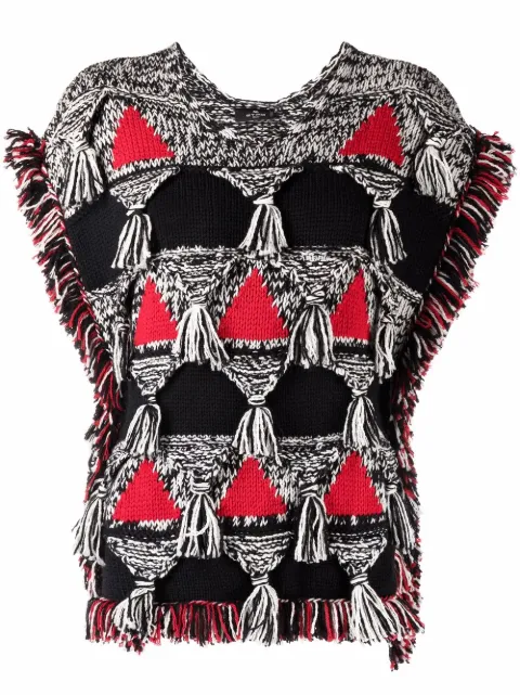 ETRO tassel-detail wool jumper Black 186769151