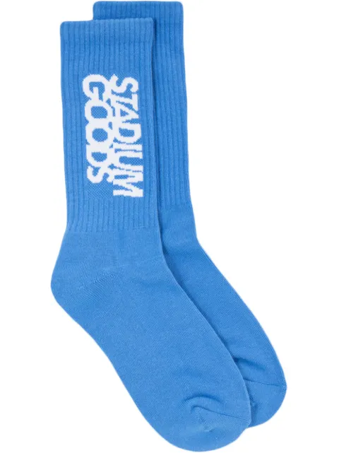 STADIUM GOODS® logo "UNC" crew socks Blue SGS0185