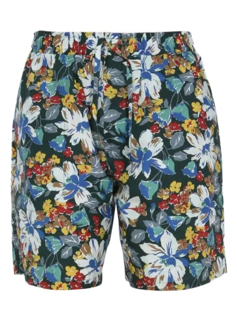 YMC floral-print shorts Green P9QAGY103