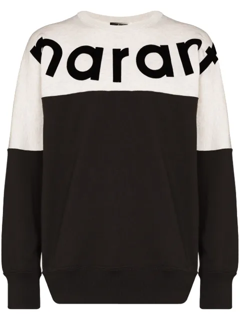 MARANT Howley two-tone sweatshirt Black SW0031HAA1M06H