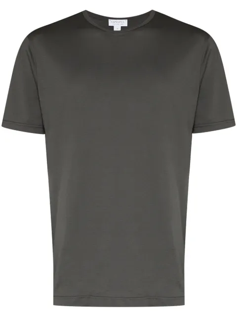 Sunspel crew neck T-shirt Neutrals MTSH0001