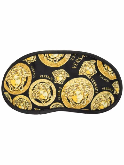 Versace Medusa Head-print sleep mask Black ZMAS18107ZCOP0225
