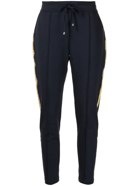 Madison Maison side-stripe track pants Blue 945
