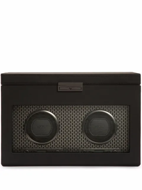 WOLF AXIS double watch winder Black W469303