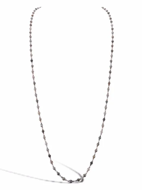 Pragnell Vintage 18kt white gold pearl and diamond necklace Silver 1751110