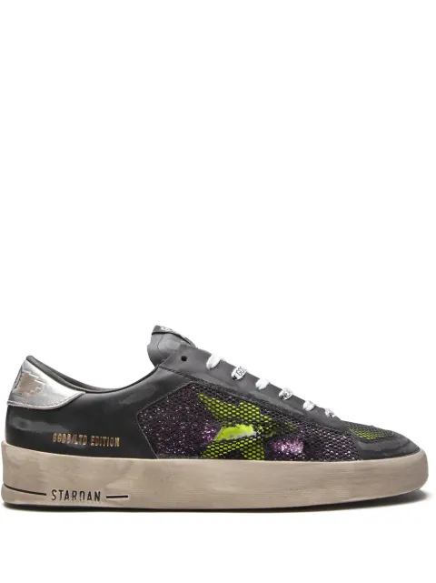 Golden Goose Stardan glitter-detail sneakers Black GMF00128F000902