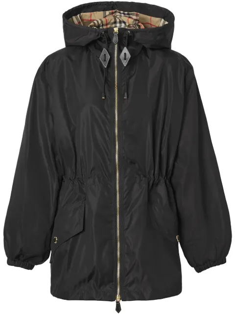 Burberry lightweight hooded jacket Black 8042901