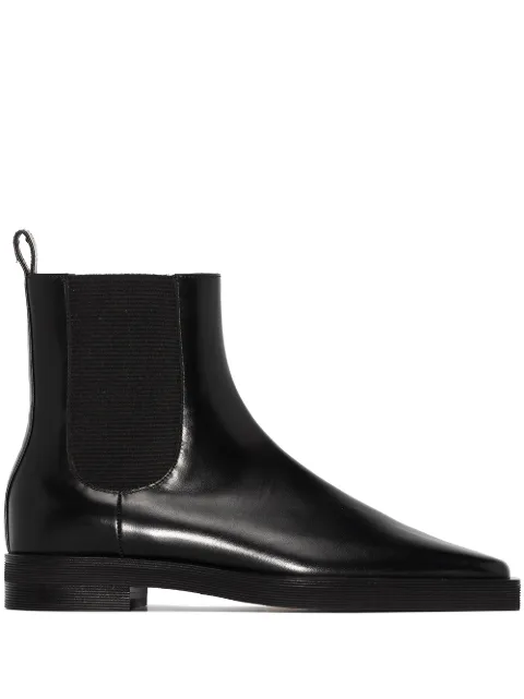TOTEME square-toe Chelsea boots Black 214921825200
