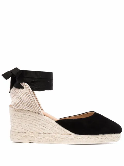 Manebi 75mm espadrilles Black K10WL