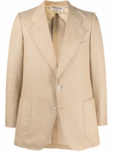 A.N.G.E.L.O. Vintage Cult 1970s single-breasted blazer Neutrals ANC290B
