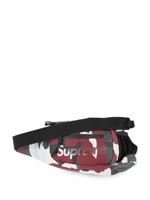 Supreme logo-print sling bag Red SU10105
