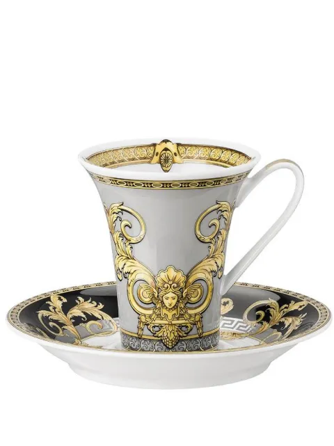 Versace x Rosenthal Prestige Gala espresso cup set White 1932540363729254