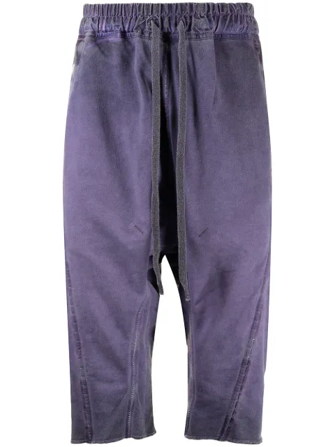 Isaac Sellam Experience Paresseux cotton shorts Purple PARESSEUXMOLLETON