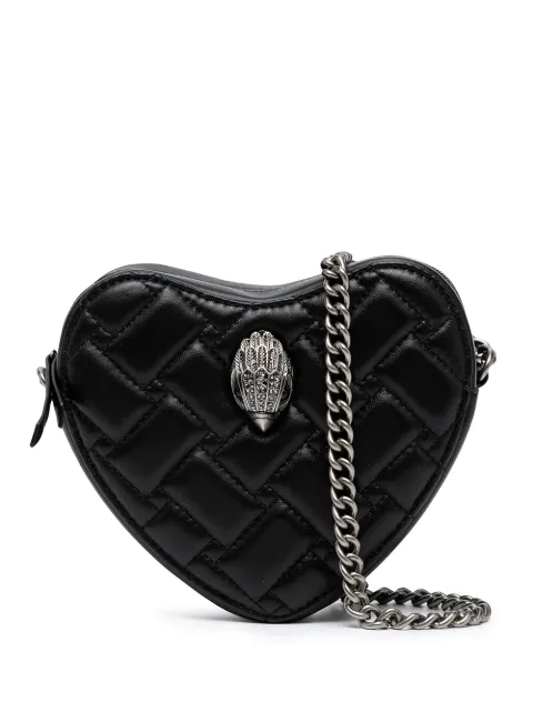 Kurt Geiger London Kensington heart-shaped crossbody bag Black 7146300109