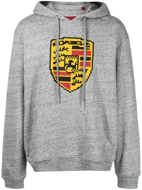 Mostly Heard Rarely Seen 8-Bit Turbo-print cotton hoodie Grey MHEB08BAKH22