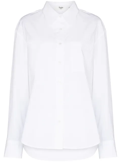 The Frankie Shop Lui organic-cotton shirt White TSHLUI000LUIORGANICCOTTONSHIRT