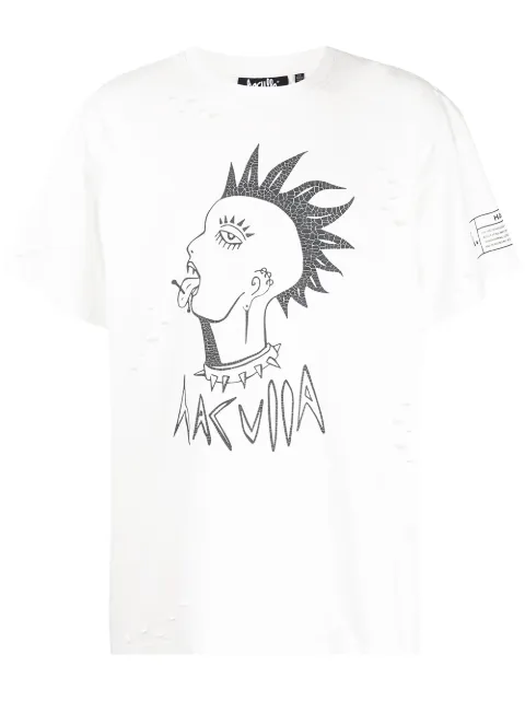 Haculla Hac Punk cotton T-Shirt White HA08BAT05