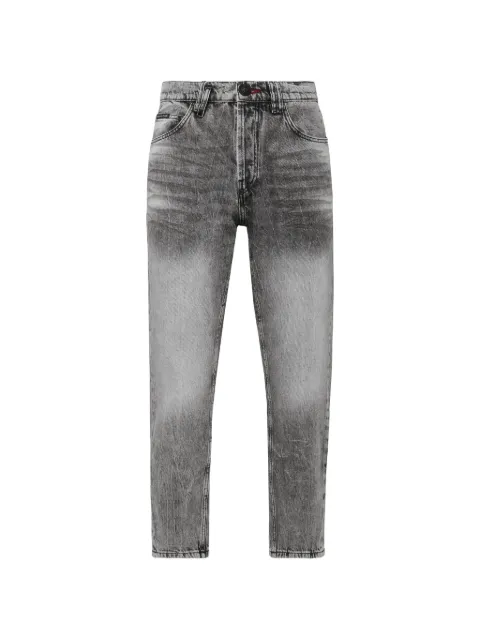 Philipp Plein carrot-fit denim jeans Grey FAACMDT2623PDE004N