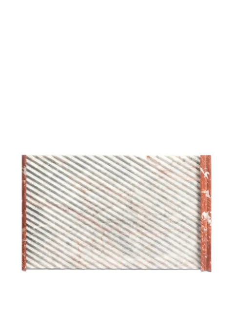 Editions Milano large Versi marble tray Red VS2014