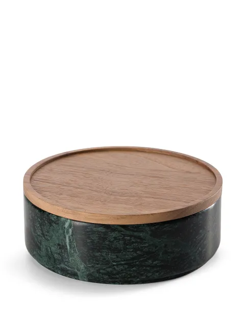 Salvatori Pietra marbled small container Green 19536