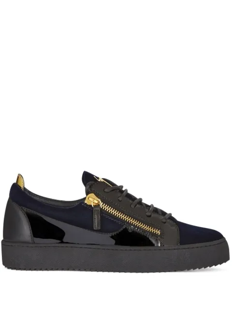 Giuseppe Zanotti Frankie double-zip low-top sneakers Blue RU00092001
