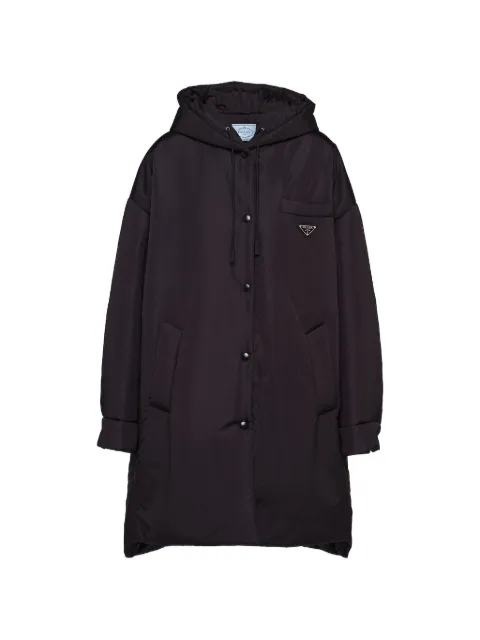 Prada Re-Nylon triangle-logo raincoat Black 291960S2121WQ9