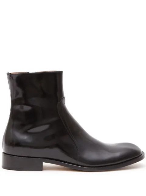 Maison Margiela brushed leather boots Black S37WU0415P3827
