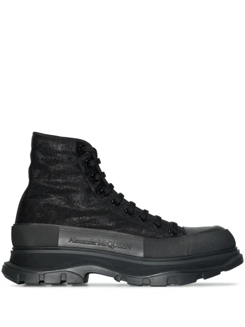 Alexander McQueen Tread slick boots Black 662671W4Q31