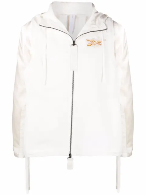 Reebok x Cottweiler convertible seersucker-weave jacket Neutrals GU3903