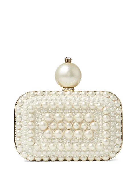 Jimmy Choo Micro Cloud clutch bag White MICROCLOUDWUZ