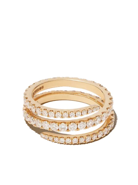Anita Ko 18kt yellow gold Coil diamond ring Gold AKCODIA200YG