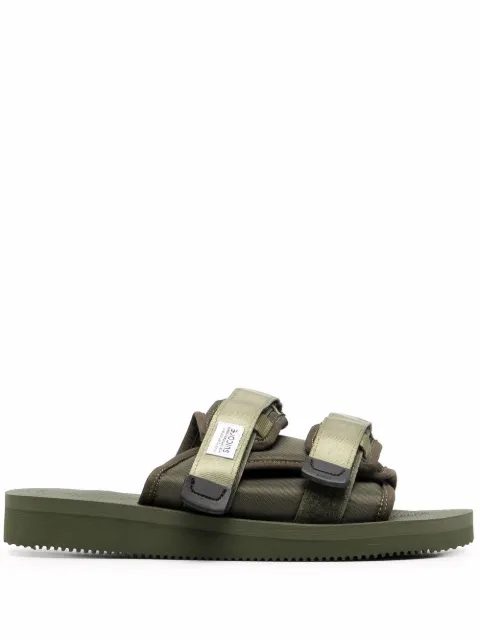 Suicoke Moto-Cab touch-strap sandals Green OG056CAB115