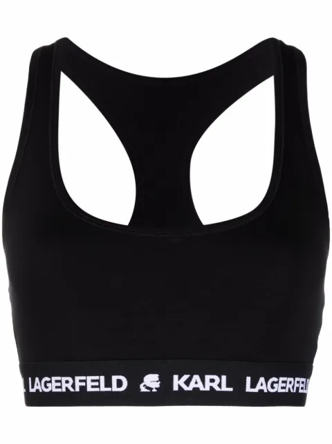 Karl Lagerfeld logo-underband bra Black A1W47007999