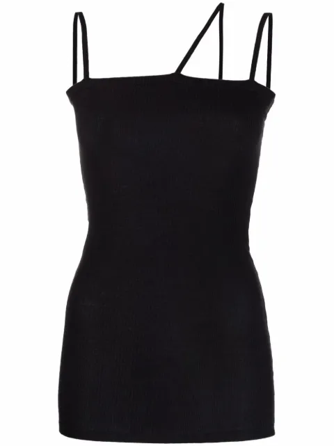 Baserange crossover-strap vest top Black TONIRB000BLACK