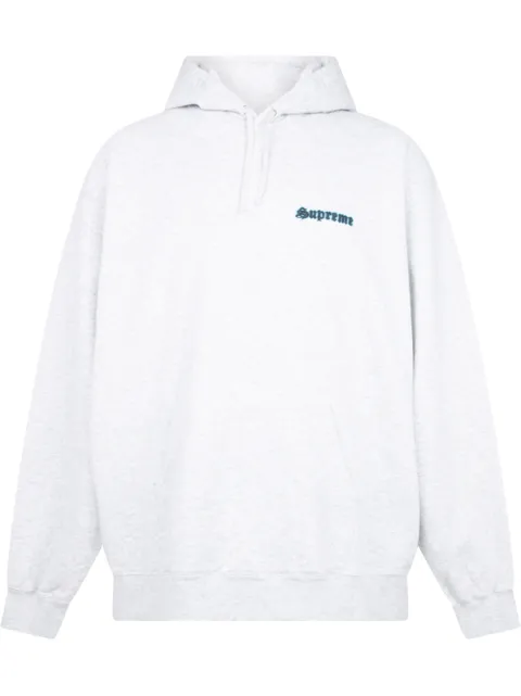 Supreme Love drawstring hoodie White SU10318