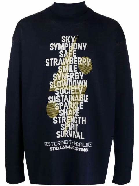 Stella McCartney Restoring The Balance jumper Blue 604105S7232