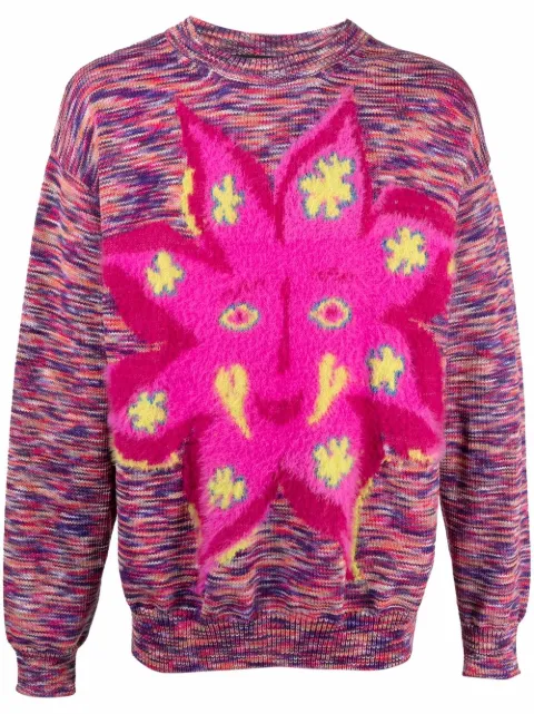 Stella McCartney x Ed Curtis sun marled jumper Pink 604115S7233