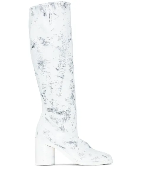 Maison Margiela Tabi Bianchetto knee-high boots White S34WW0057P4162