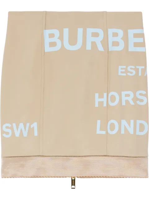Burberry Horseferry print mini skirt Brown 8039212