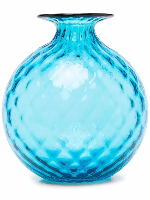 Venini Monofiori Balloton Vase Blue FO310016000F0YW